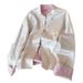 New Chinese style embroidered satin stand collar jacket  retro high-end temperament thin top_voghion.com