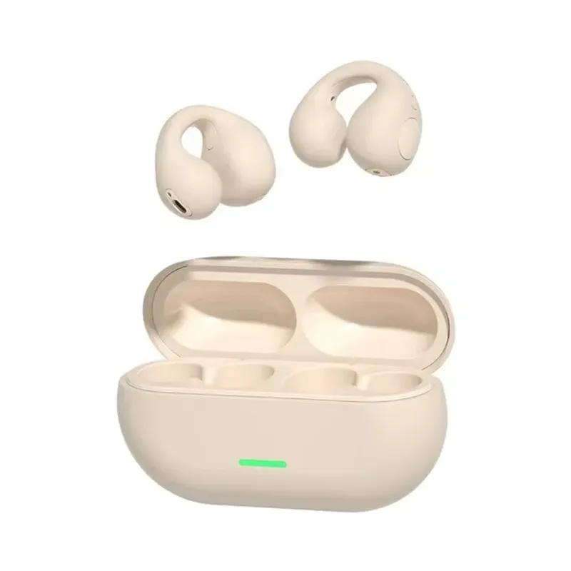 T75 Ear-Clip Bluetooth Headphones Bone Conduction Earphones Wireless Earbuds 3D Surround Stereo Bass Sports Headset with Mic_voghion.com