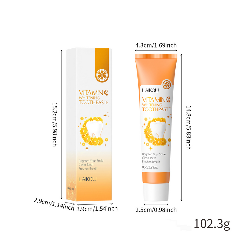 Testradírok és kezelések Új termék Leco C-vitaminos fogkrém 85g Friss lehelet a fogfoltok és az ínyápolás eltávolítására FOGKRÉM Spot_voghion.com
