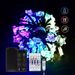 16.4ft RGB Color-Changing LED String Lights With Bluetooth App & Voice Control, Waterproof Outdoor Fairy Lights For Camping, Christmas, Party Decor_voghion.com