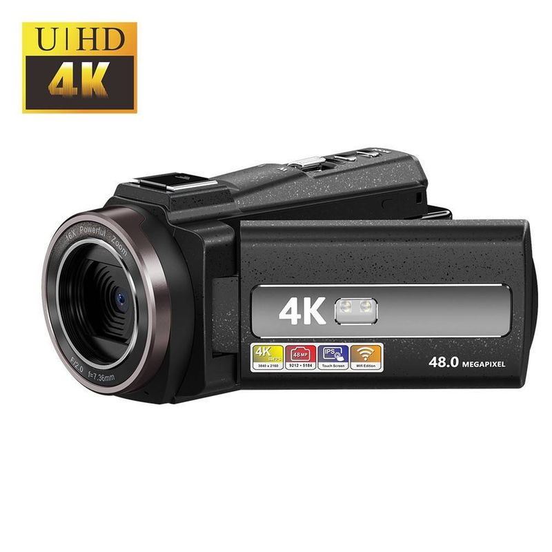 Joulun uusi tyyli Uusi 56 megapikselin 4K-teräväpiirtodigitaalikamera, langaton WiFi-suoratoistokamera, kuvausmonitoimikamera_voghion.com