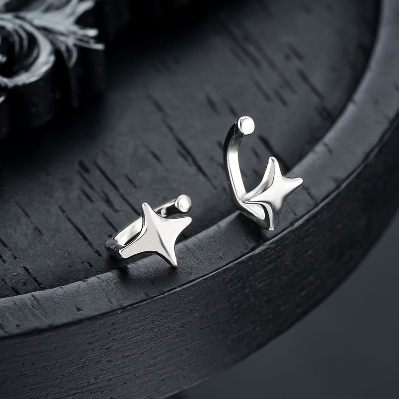 Fashionable Four Cornered With Male Personality Unique Design, Cool Stylish Street Style, Compact And Star Shaped Bone_voghion.com