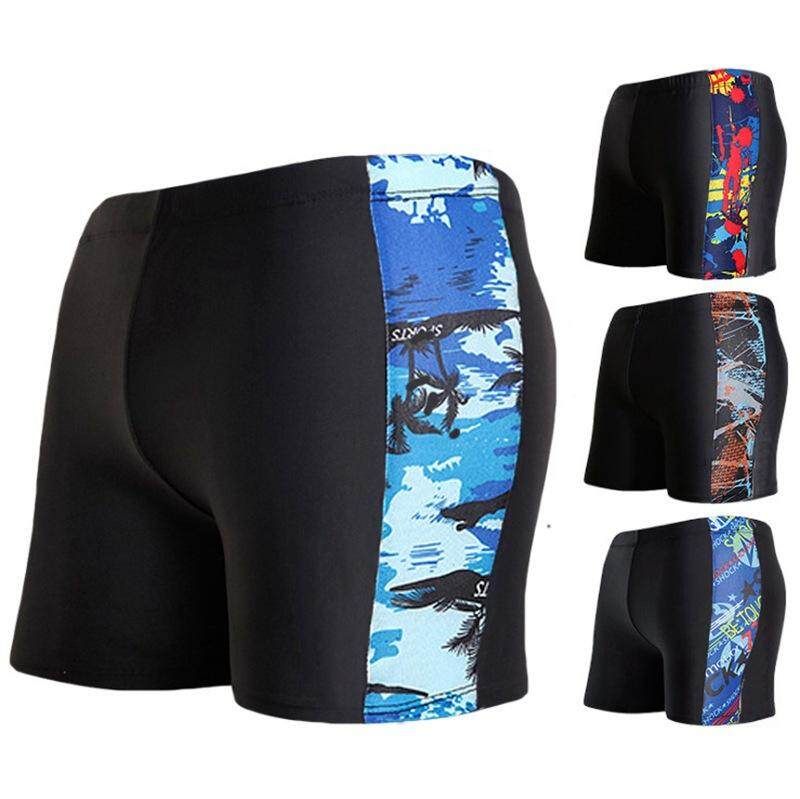 Men's Waterproof Swimwear Swim Trunks Large Size Random Color Shorts_voghion.com