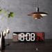 Electronic Alarm Mirror Large Screen Digital LED Desk Hanging Clock Plug-in Version Hot Sale_voghion.com