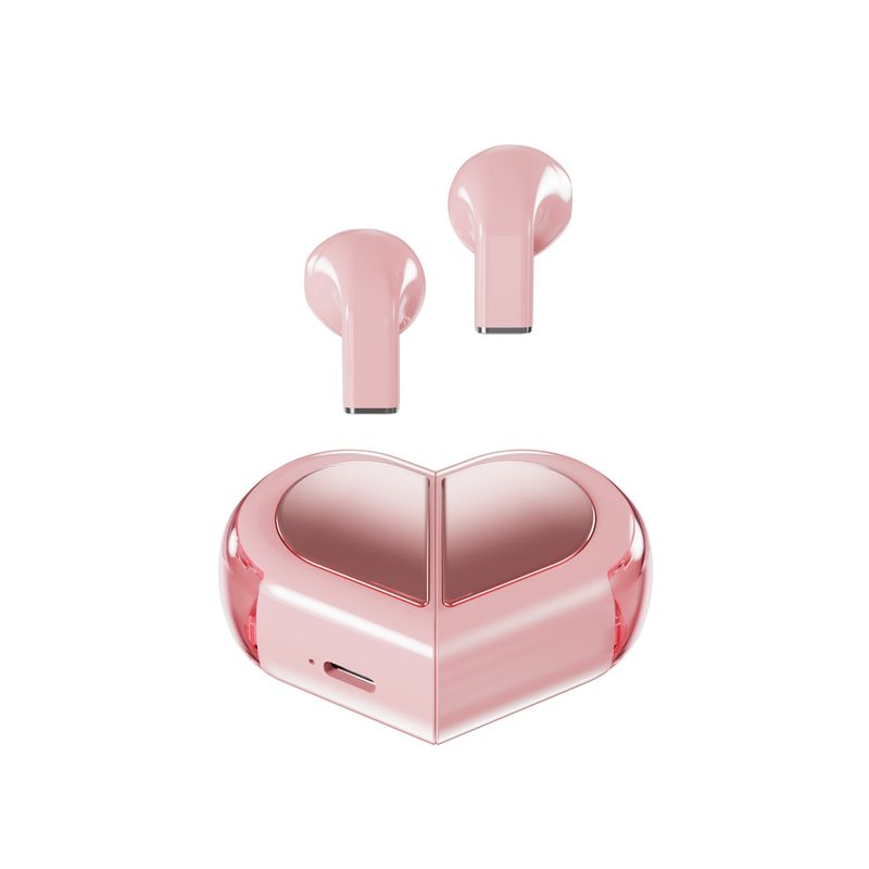 [Hot sales]URIZONS HeartBeat True Wireless oordopjes - Stereogeluid, ingebouwde microfoon, ergonomisch ontwerp, snel opladen via USB C - Romantisch cadeau voor koppels_voghion.com
