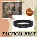 HETE zwarte robuuste riem voor politieagenten, sheriffs, verstelbaar en compatibel, geen lawaai tijdens_voghion.com