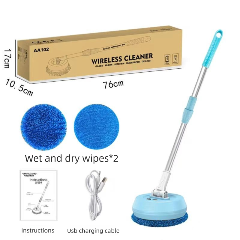 Robô de limpeza de ferramentas sem fio, limpador elétrico de portas de vidro, janelas externas de arranha-céus e tetos_voghion.com