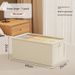 Oxford Cloth Windowed Visible Clothing With Lid For Home Use, Fabric Wardrobe Storage Bin, Large Organizer Box_voghion.com