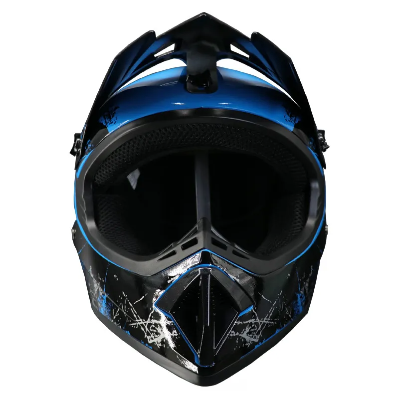 Pārrobežu ziedu 4-krāsu ārējās tirdzniecības versija bezceļa visurgājēja ķivere kalnu velosipēds lejup no kalna jauniešu kāršana_voghion.com