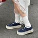 Women's Red 2025 Round Toe Thick Sole Anti-Slip Casual Canvas Sneakers_voghion.com