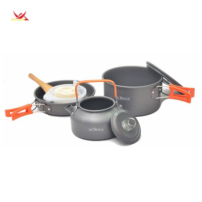 Juego de utensilios de cocina y bebida para acampar al aire libre Coloda CLD-LJT03_voghion.com