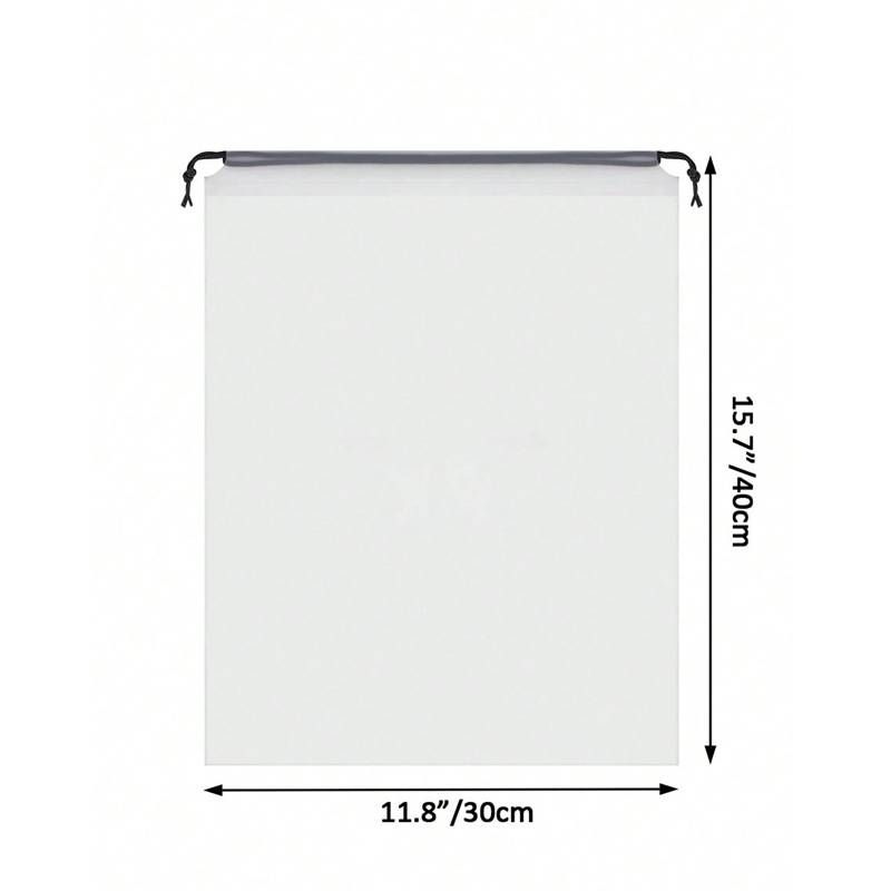 Blank Transparent Frosted Drawstring Bag Underwear Shoes And Socks Storage Bag Travel Storage Bag_voghion.com