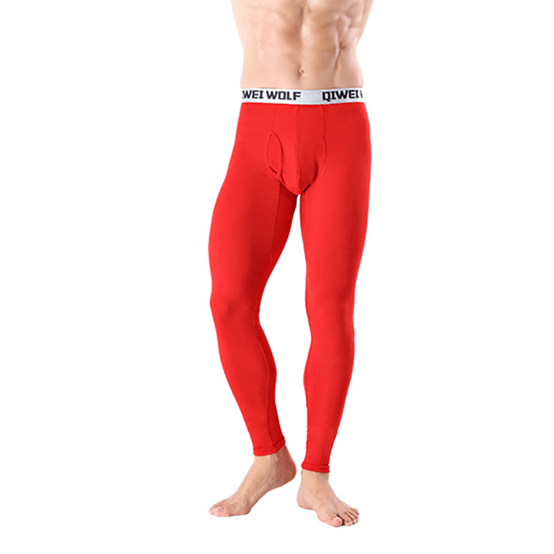 Underwear & Sleepwears Slim Fit Warm Long Men's Slim Fit Thermal Underwear - Modal Mid-Rise Ankle Cuff Base Layer Pants For Windproof & Cold Weather​_voghion.com
