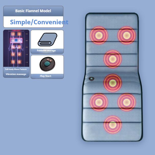 Multi-Zone Massage Cushion For Neck, Back & Legs – 6+ Shiatsu Nodes With Heat, 3-Speed Adjustable, Handheld Remote_voghion.com