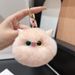 Cute Rex Rabbit Fur Different Eyes Kitten Car Keychain Pendant Ins Plush Doll Toy Backpack Decoration_voghion.com