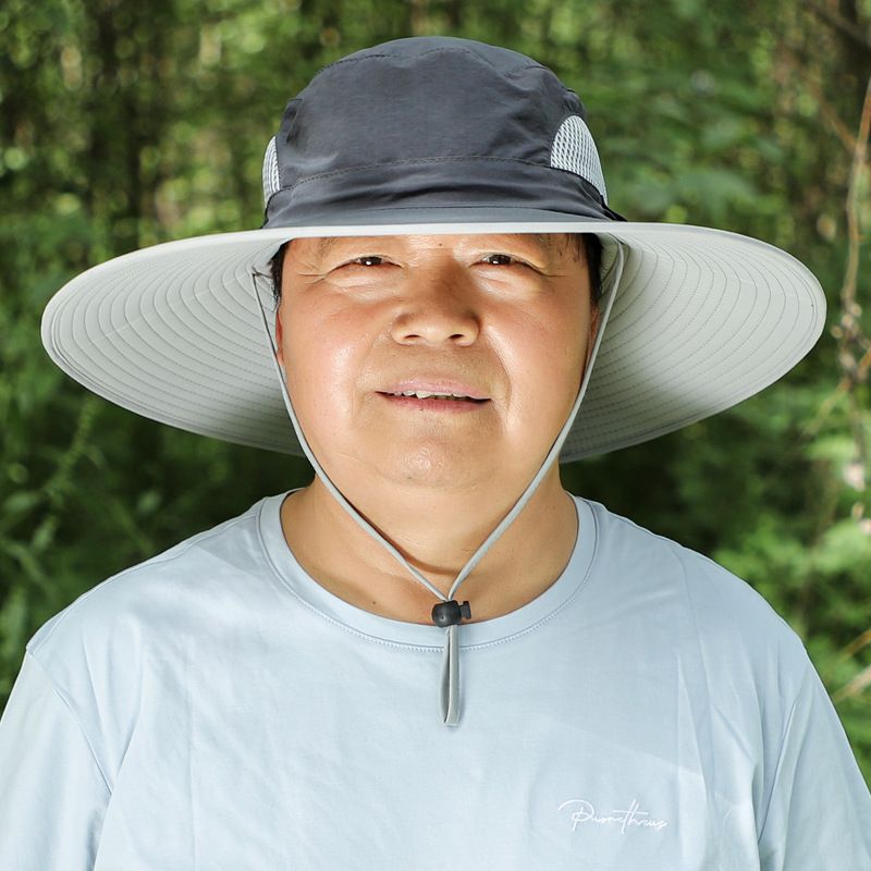 Extra großer Fischerhut für Herren für große Köpfe – Sonnenhut mit breiter Krempe und LSF 50+-Schutz_voghion.com