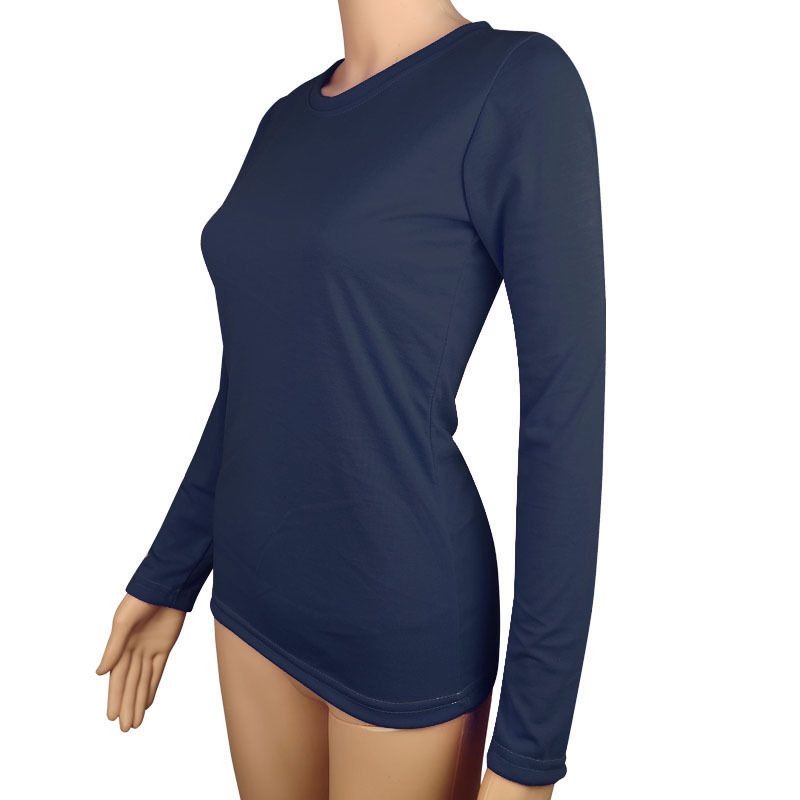 S-XL 2025 Spring/Summer Color Multi Size Black And White Grey Elastic Long Sleeve T-shirt Top_voghion.com