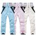 Pantalones de esquí con peto, unisex, para invierno, para actividades al aire libre como snowboard, resistentes al viento, impermeables, cálidos y de nuevo diseño. Ideales para parejas._voghion.com