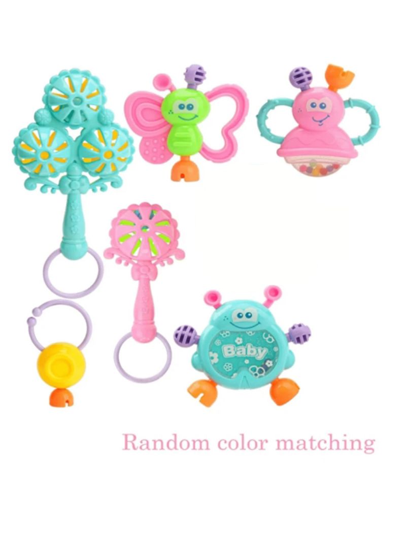 6-​​​​7-Piece Baby Rattle Toys Set For Newborns 0-12 Months, Infant Sensory Developmental Toys(BPA-Free, Multicolor)​_voghion.com