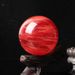 Natural Red Crystal Ball - Brings Good Fortune, Promotes Prosperity, Protects The House, Suitable For Moving, Gift Item For Decoration_voghion.com