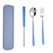 3pcs / Set Portable Stainless Steel Tableware_voghion.com