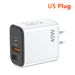 Music Festival 25W PD+USB digital display fast charging mobile phone head travel charger_voghion.com