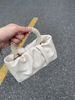 Summer Small Single Shoulder Crossbody Mini Women's Bag, Pearl Handbag, Cloud Fold Wrist, 2024, Unique New Style_voghion.com