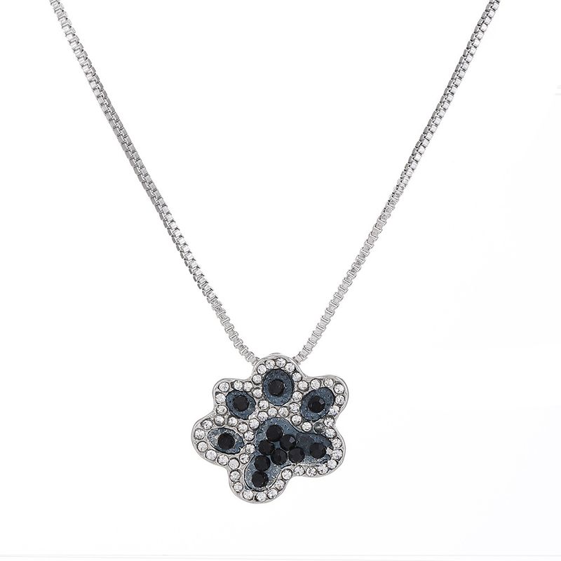 Koreanskt nytt fothalsband mode kreativa smycken full diamant kattklo hänge heta tillbehör_voghion.com