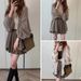 Oversized Knit Cardigan For Women - Soft V-Neck Long Sleeve Open Front Sweater Spring And Autumn Solid Color Long Sleeved Jacket_voghion.com