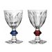 Baca Red High Stem Crystal Champagne Sparkling Cocktail Wine Glass High-end Feel_voghion.com