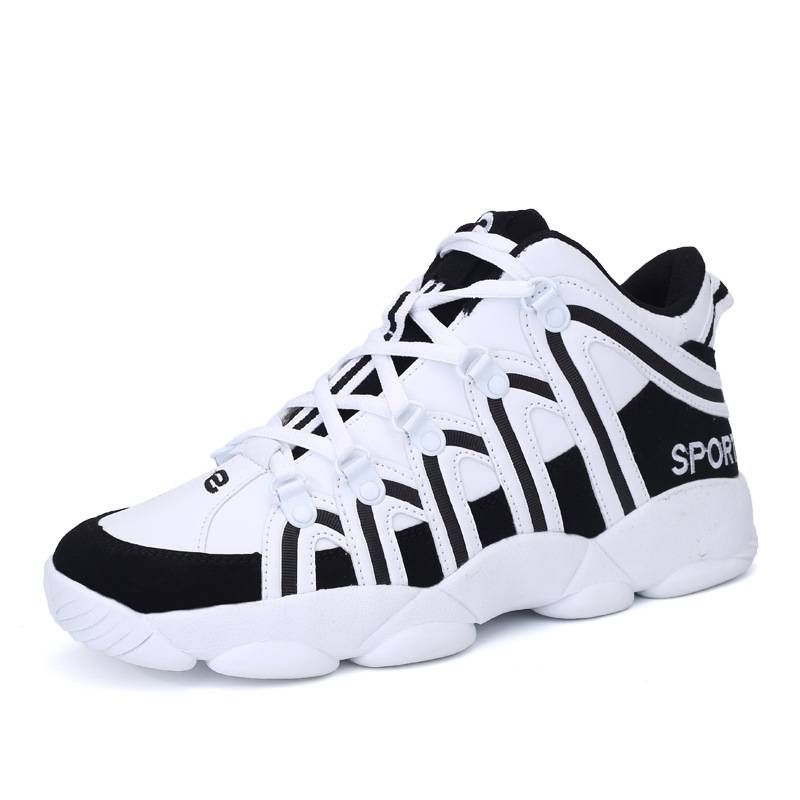 Neue high top basketball paar im freien zu erhöhen männlichen studenten sport schuhe_voghion.com