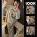 Girls' Autumn And Winter Home Suit Set, Long Sleeved Sleepwear Set, Long Pants Casual Cartoon Pullover, Can Be Worn Outside, Sports Suit_voghion.com