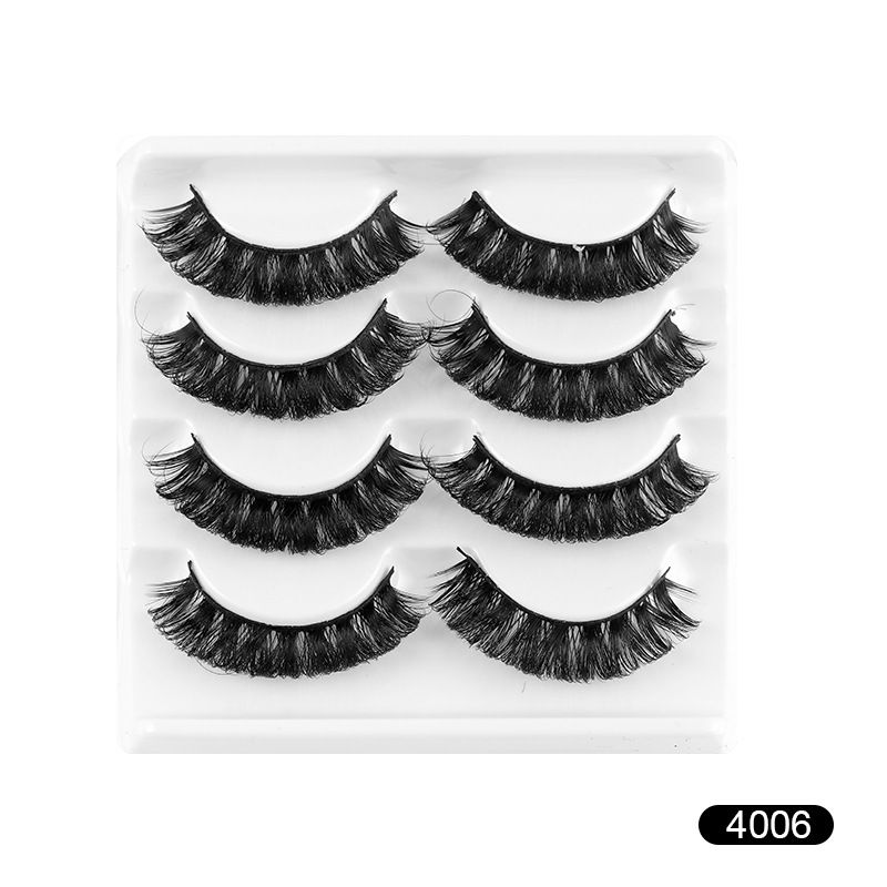 Ομορφιά & Υγεία Νέες ψεύτικες βλεφαρίδες D Curl Russian Curl Συνθετικές βλεφαρίδες με χοντρές καμπύλες, προσομοίωση Spot_voghion.com