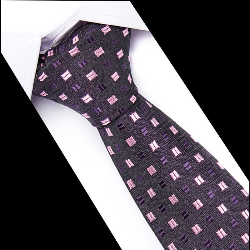 Men's Ties & Handkerchiefs casual striped dark blue red polyester tie suit store accessories wedding_voghion.com