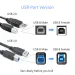 1m 1.8m 3m 5m USB 2.0 Print Cable For Canon Pixma MX922 MX522 MX452 Epson XP-310 XP-410 Brother HL 2270DW MFCJ450DW HP Envy 4500_voghion.com