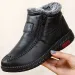 2024 Women's Plush Female Anti-slip Womens Snow Boot Winter Cotton Leather Shoes Casual Ankle Boots Botas Mujer_voghion.com