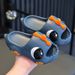 Kids Summer Sandals - Soft Sole Non-Slip Bath Slippers For Boys & Girls, Indoor/Outdoor Lightweight Beach Slides With Cute Dinosaur Design_voghion.com