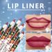 Christmas 12 color mixed lip liner set Nude non stick velvet matte lipstick makeup_voghion.com
