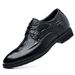 ShoeVault Genuine Leather Hidden Wedge Buine For Men Britih Style Brogue Carved Commuter Formal Firt Layer Cowhide Men'_voghion.com