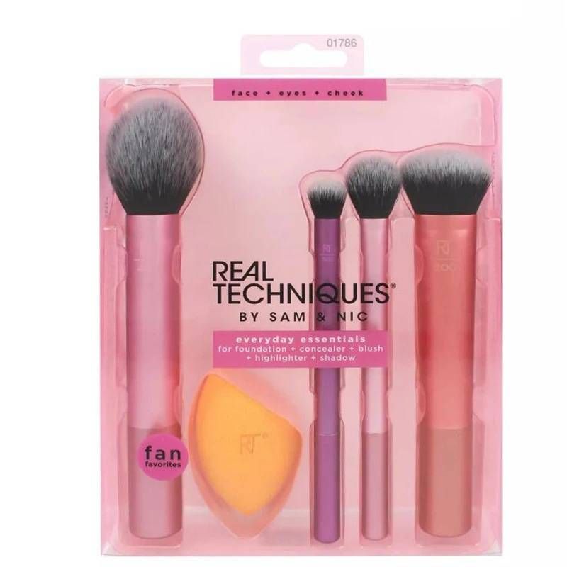 Makeup Brush Set Portable 4-piece set + Makeup egg_voghion.com