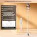 Magnetic Phone Tripod Stand With Bluetooth Remote, 1.45M/1.7M Extendable Selfie Stick For Vlogging, Live Streaming & Outdoor Photography_voghion.com