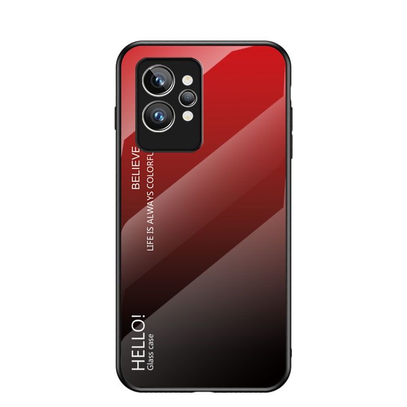 Realme GT2 Pro GT Neo2 GT Master obudowa szkło hartowane powrót cienka, odporna na wstrząsy obudowa_voghion.com