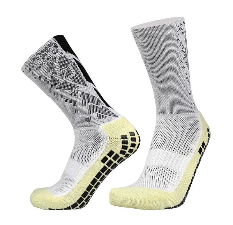 Rutschfest Fussball Fraen Männer Outdoor Sport Grip Fussball Yoga Socken_voghion.com
