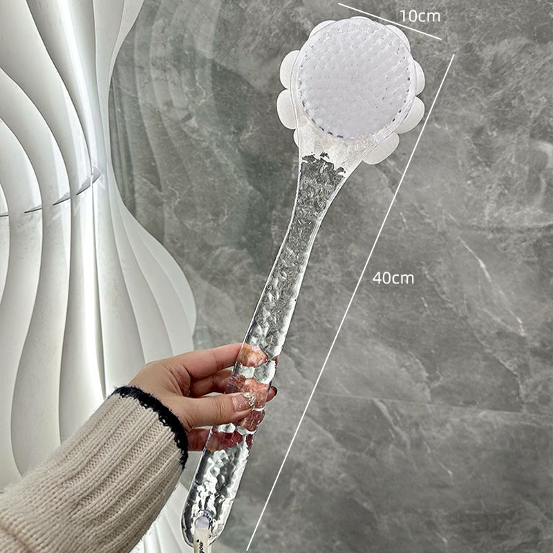 Bathing Long Handle Bath Scrubber Magic Soft Bristle Body Back Cleaning Brush 7_voghion.com