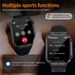 P60 Bluetooth Smartwatch met bloedzuurstof- en bloeddrukmeting, multisporttracking, HD-touchscreen, compatibel met iOS en Android_voghion.com