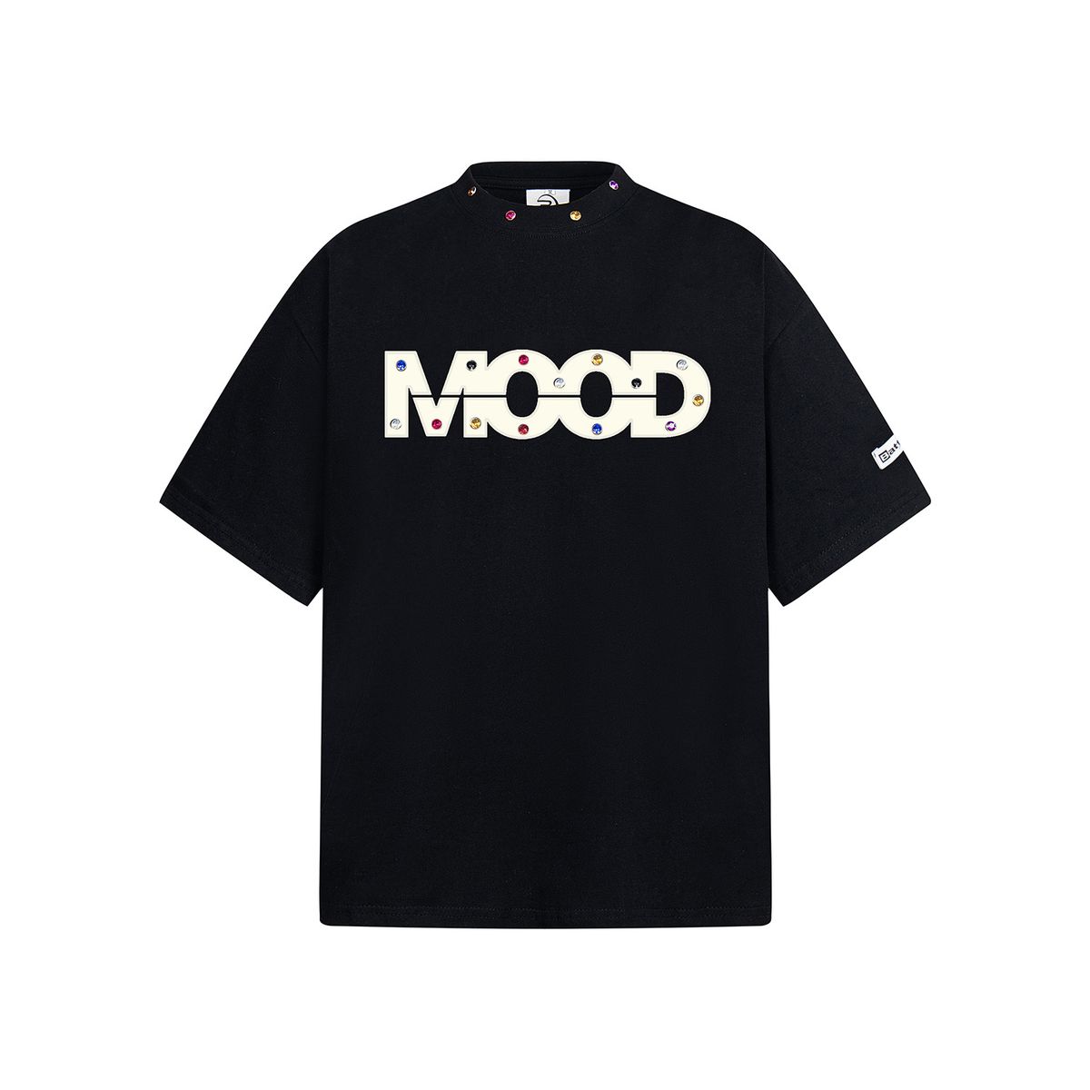 T-shirt d'été à manches courtes pour homme, style rétro, en velours, avec patchs, style lapin_voghion.com