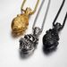 Collana con ciondolo a forma di cuore apribile, personalità punk, alla moda, retrò, in acciaio al titanio, da uomo_voghion.com