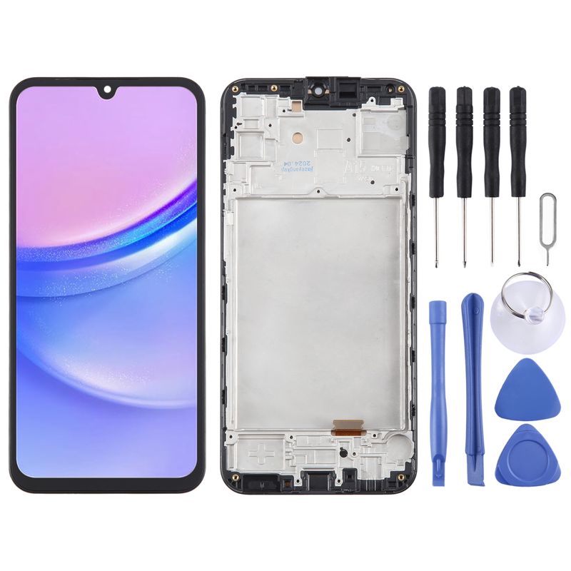 For Samsung Galaxy A15 5G SM-A156B TFT LCD Screen Digitizer Full Assembly with Frame, Not Supporting Fingerprint Identification_voghion.com