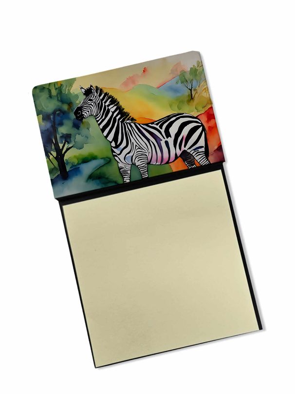 NEW Zebra Sticky Note Holder Refillable Dispenser Self-Sticky Note Pads, Memo Pads Blank Desk Accessories_voghion.com