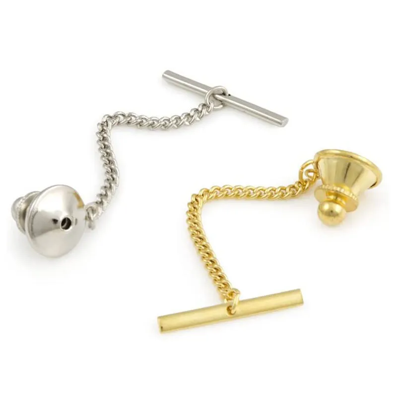 Men's Jewelry Tie Clips Copper Material Accessories Silver Gold Fashionable And Practical Security Tie Clips_voghion.com